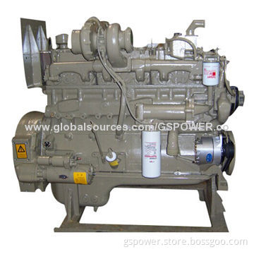 24V electric motor starters, in-line,6 cylinders, turbocharged marine engine for generator